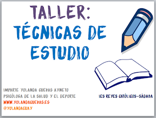 Taller de técnicas de estudio para los alumnos del IES Reyes Católicos de Sádaba