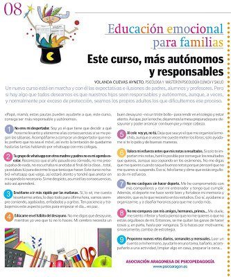 Este curso, más autónomos y responsables