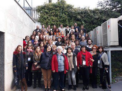 Elisa Múgica, este fin de semana, en Madrid, colaborando como facilitadora en un curso de EMDR